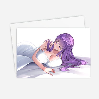 Fern Postcard Mini Print Frieren: Beyond Journey's End Merch Fern Anime Mini Print Sōsō no Frieren Merch