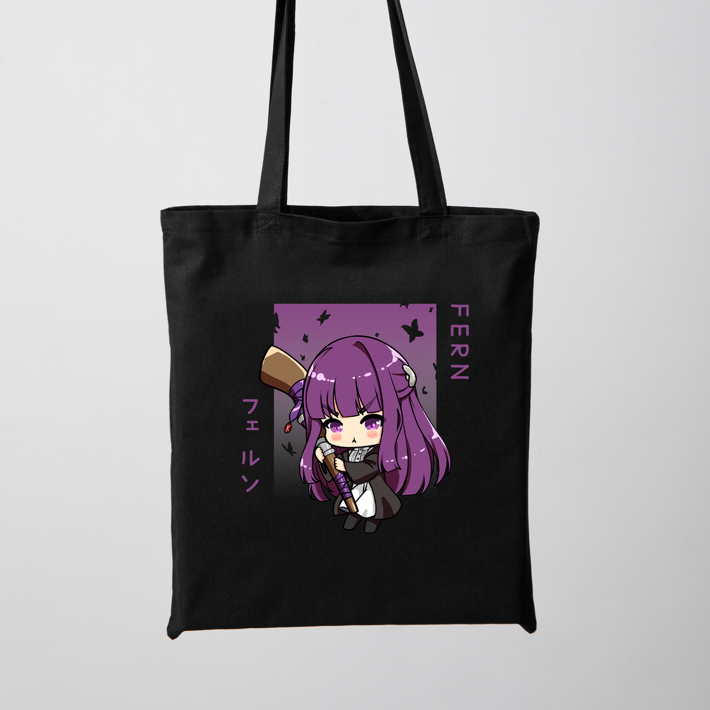 Frieren Tote Bag Anime Tote Bag Frieren: Beyond Journey's End Fan Merch Cotton Canvas Tote Bag Eco Tote Bag Sustainable Bag Kawaii Tote Bag Sōsō no Frieren merch