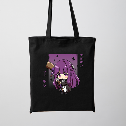 Frieren Tote Bag Anime Tote Bag Frieren: Beyond Journey's End Fan Merch Cotton Canvas Tote Bag Eco Tote Bag Sustainable Bag Kawaii Tote Bag Sōsō no Frieren merch