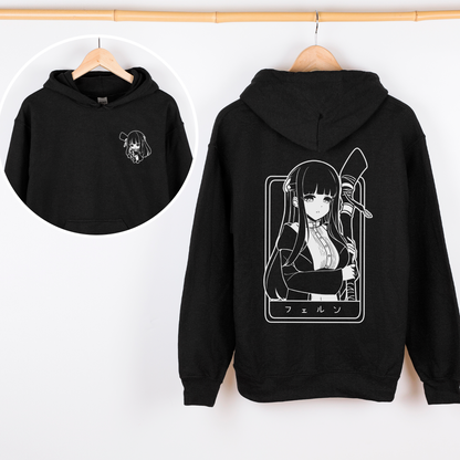 Fern Hoodie Anime Sōsō no Frieren Tee Gift for Fan Anime Waifu Hoodie Cool Frieren: Beyond Journey's End Tee Waifu Hoodie Frieren Merch