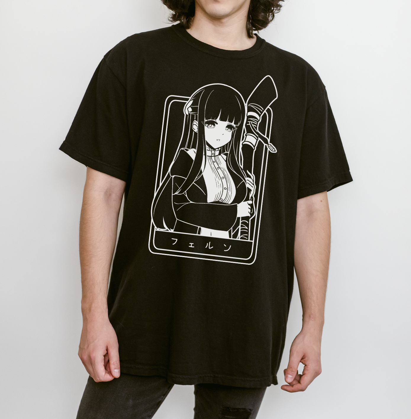 Fern T-Shirt Anime Shirt Sōsō no Frieren Tee Gift for Fan Anime Waifu Shirt Cool Frieren: Beyond Journey's End Tee Waifu T-Shirt Frieren Merch