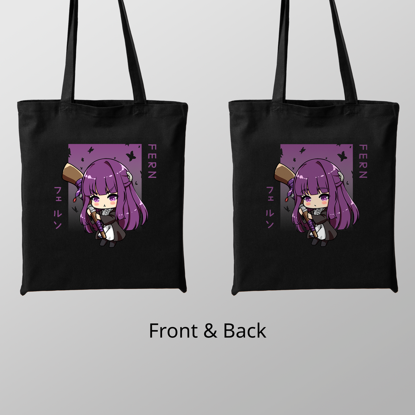 Frieren Tote Bag Anime Tote Bag Frieren: Beyond Journey's End Fan Merch Cotton Canvas Tote Bag Eco Tote Bag Sustainable Bag Kawaii Tote Bag Sōsō no Frieren merch