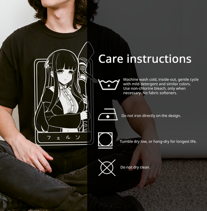 Fern T-Shirt Anime Shirt Sōsō no Frieren Tee Gift for Fan Anime Waifu Shirt Cool Frieren: Beyond Journey's End Tee Waifu T-Shirt Frieren Merch