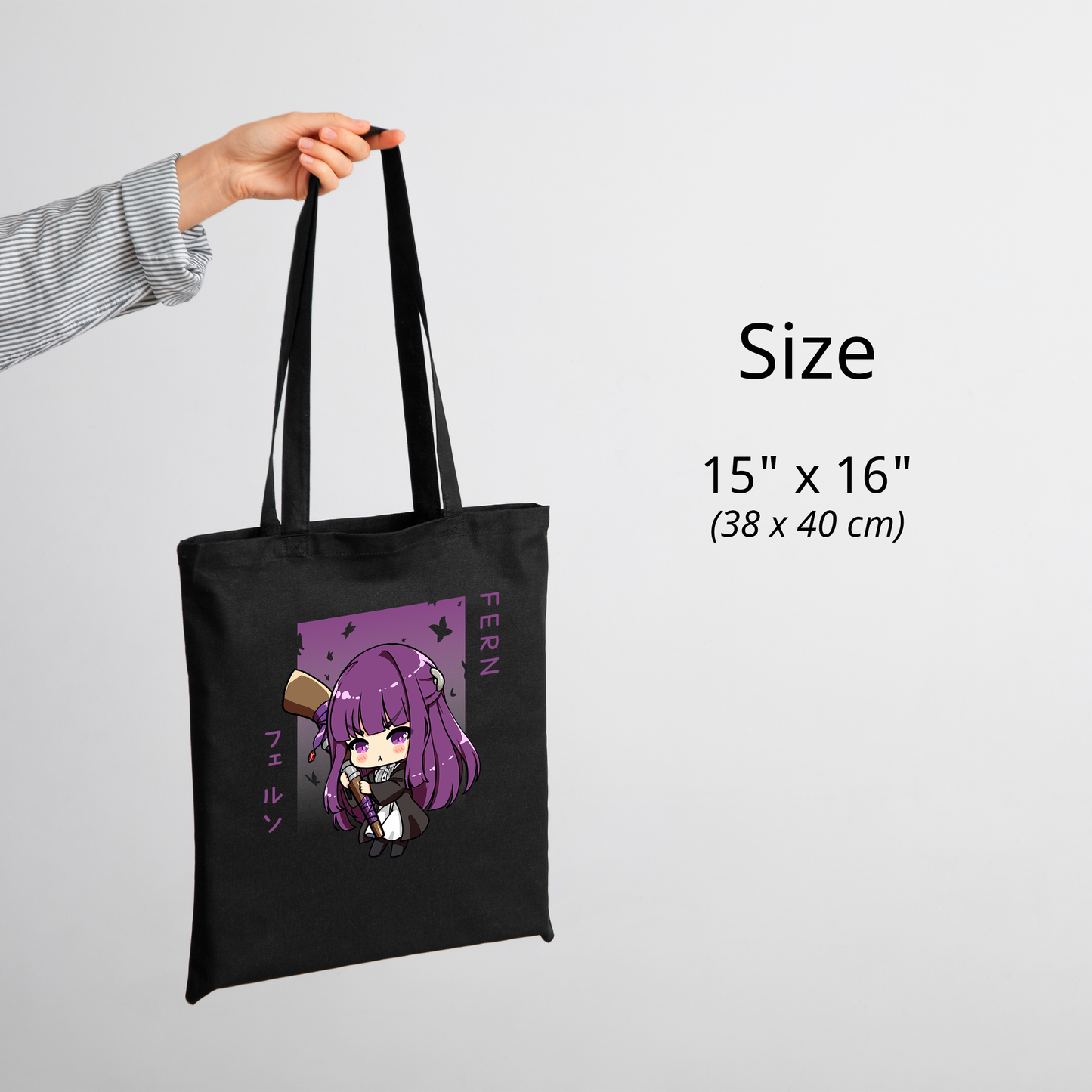 Frieren Tote Bag Anime Tote Bag Frieren: Beyond Journey's End Fan Merch Cotton Canvas Tote Bag Eco Tote Bag Sustainable Bag Kawaii Tote Bag Sōsō no Frieren merch