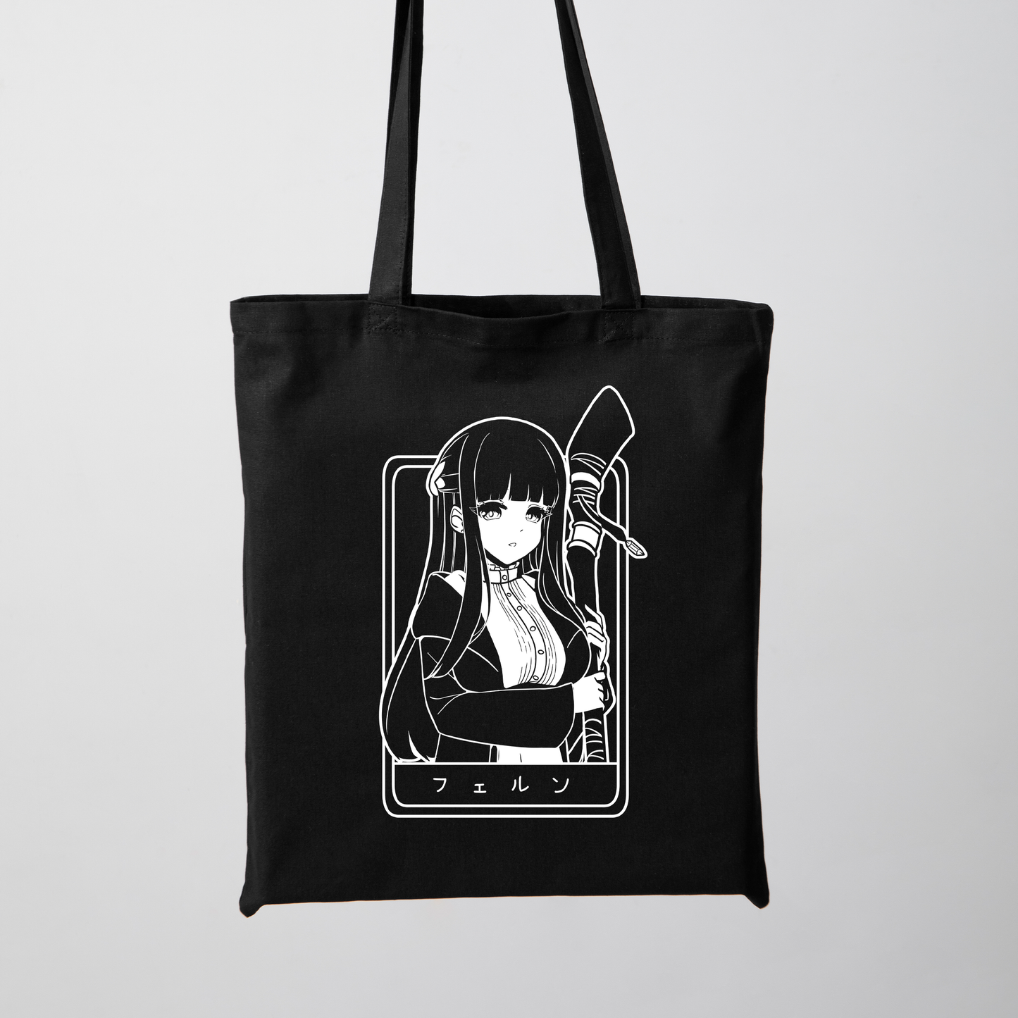 Frieren Tote Bag Anime Tote Bag Frieren: Beyond Journey's End Fan Merch Cotton Canvas Tote Bag Eco Tote Bag Sustainable Bag Kawaii Tote Bag Sōsō no Frieren merch