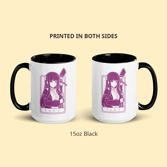 Fern Mug, Anime Mug, Sōsō no Frieren Coffee Cup, Frieren: Beyond Journey's End Merch, Customized Coffee Mug, Anime Merch, Frieren Fan Merch, Gift For Friend