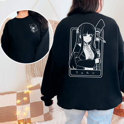 Fern Sweatshirt Anime Shirt Sōsō no Frieren Tee Gift for Fan Anime Waifu Sweatshirt Cool Frieren: Beyond Journey's End Tee Waifu Sweatshirt Frieren Merch