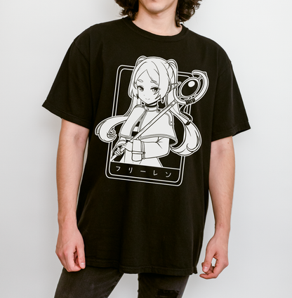 Frieren T-Shirt Anime Shirt Sōsō no Frieren Tee Gift for Fan Anime Waifu Shirt Cool Frieren: Beyond Journey's End Tee Waifu T-Shirt Frieren Merch