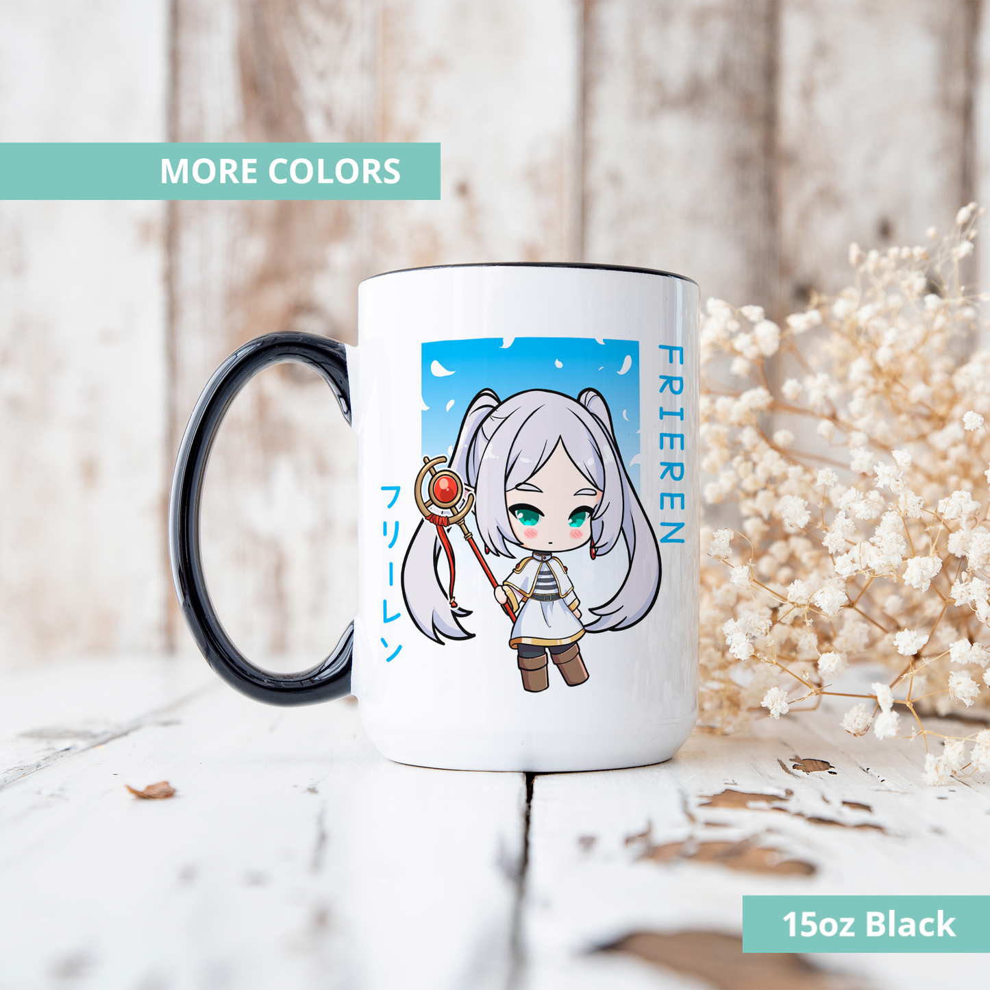 Frieren Mug, Anime Mug, Sōsō no Frieren Coffee Cup, Frieren: Beyond Journey's End Merch, Customized Coffee Mug, Anime Merch, Frieren Fan Merch, Gift For Friend