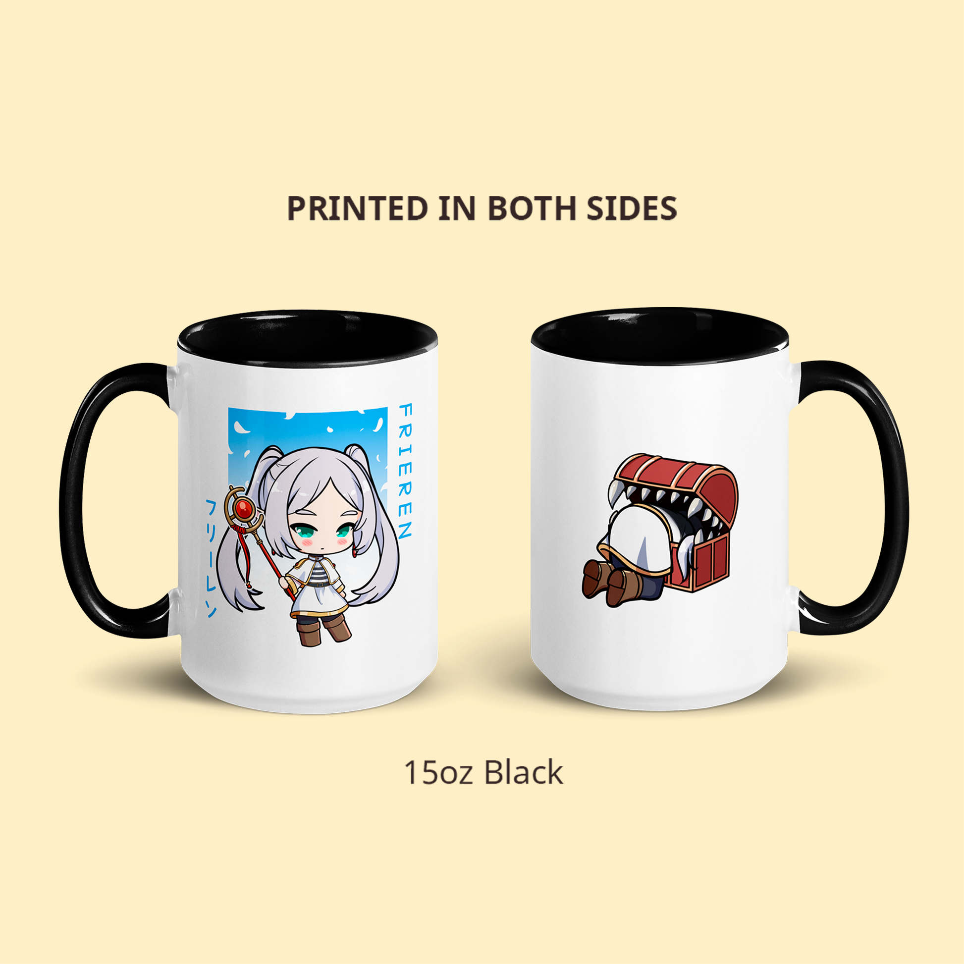 Frieren Mug, Anime Mug, Sōsō no Frieren Coffee Cup, Frieren: Beyond Journey's End Merch, Customized Coffee Mug, Anime Merch, Frieren Fan Merch, Gift For Friend