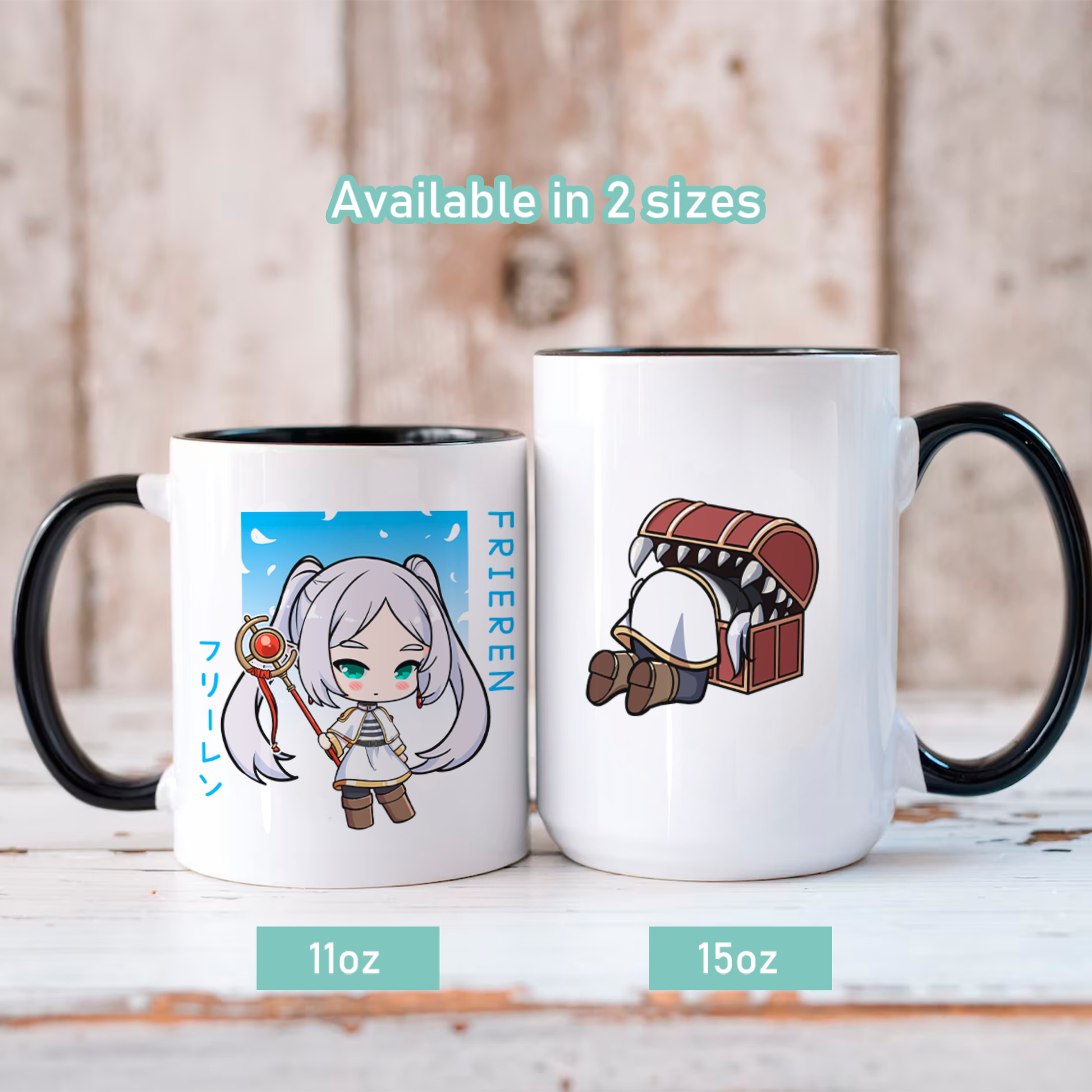 Frieren Mug, Anime Mug, Sōsō no Frieren Coffee Cup, Frieren: Beyond Journey's End Merch, Customized Coffee Mug, Anime Merch, Frieren Fan Merch, Gift For Friend