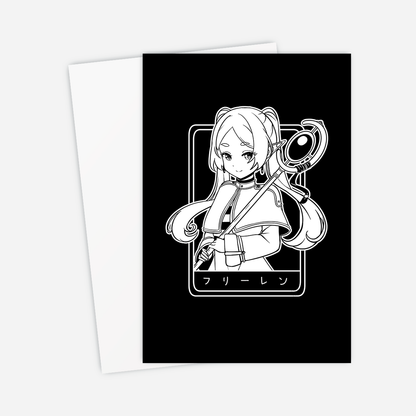 Frieren Postcard Mini Print Frieren: Beyond Journey's End Merch Anime Mini Print Sōsō no Frieren Merch