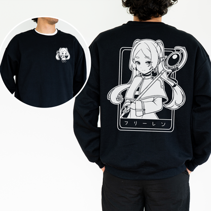 Frieren Sweatshirt Anime Shirt Sōsō no Frieren Tee Gift for Fan Anime Waifu Sweatshirt Cool Frieren: Beyond Journey's End Tee Waifu Sweatshirt Frieren Merch