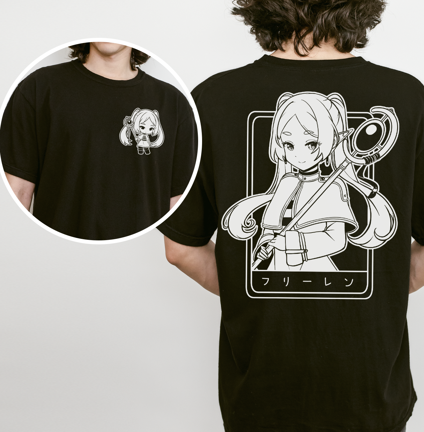 Frieren T-Shirt Anime Shirt Sōsō no Frieren Tee Gift for Fan Anime Waifu Shirt Cool Frieren: Beyond Journey's End Tee Waifu T-Shirt Frieren Merch
