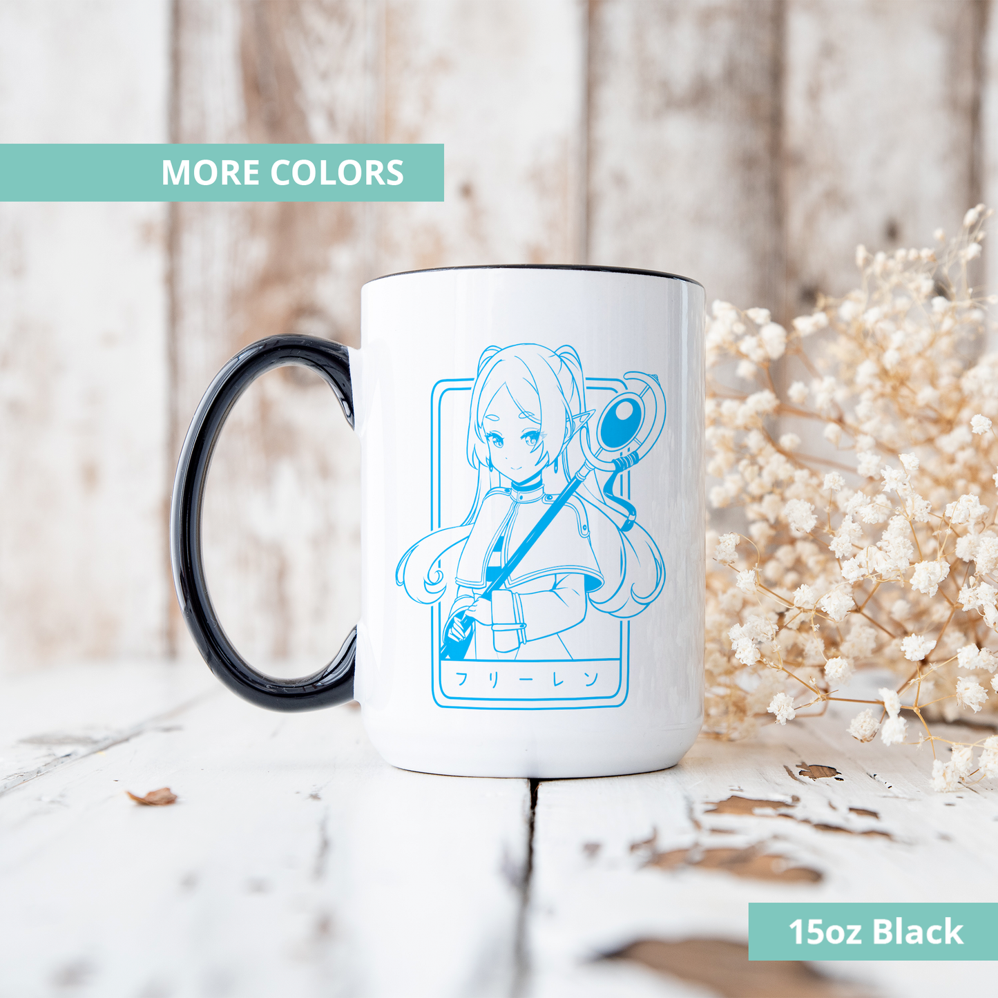 Frieren Mug, Anime Mug, Sōsō no Frieren Coffee Cup, Frieren: Beyond Journey's End Merch, Customized Coffee Mug, Anime Merch, Frieren Fan Merch, Gift For Friend