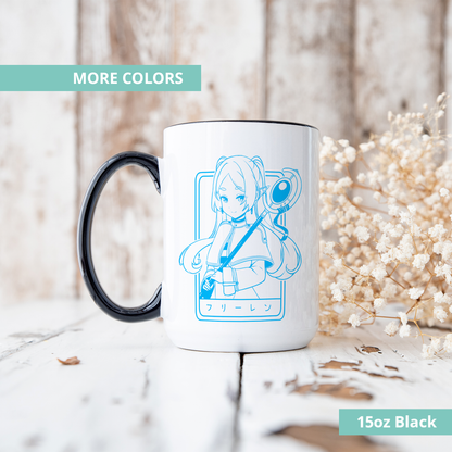 Frieren Mug, Anime Mug, Sōsō no Frieren Coffee Cup, Frieren: Beyond Journey's End Merch, Customized Coffee Mug, Anime Merch, Frieren Fan Merch, Gift For Friend