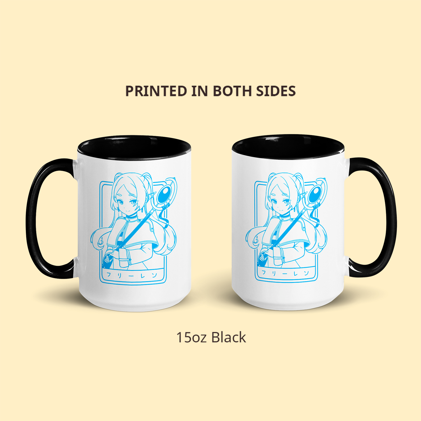 Frieren Mug, Anime Mug, Sōsō no Frieren Coffee Cup, Frieren: Beyond Journey's End Merch, Customized Coffee Mug, Anime Merch, Frieren Fan Merch, Gift For Friend