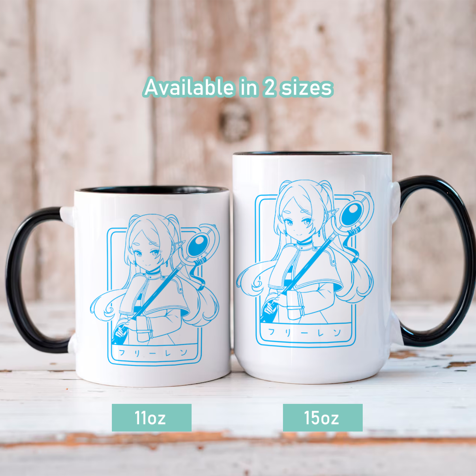Frieren Mug, Anime Mug, Sōsō no Frieren Coffee Cup, Frieren: Beyond Journey's End Merch, Customized Coffee Mug, Anime Merch, Frieren Fan Merch, Gift For Friend