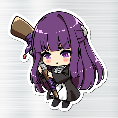 Fern Fridge Magnet, Die Cut Frieren: Beyond Journey's End Magnets 3″ × 3″, Sōsō no Frieren Merch, Fern Merch, Anime Magnet, Fern Fan