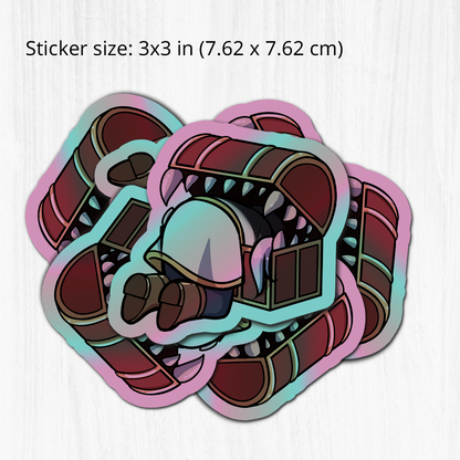 Frieren holographic Sticker, Anime Stickers, Kiss Cut Stickers 3"x3", Sōsō no Frieren Stickers, Frieren: Beyond Journey's End Stickers, Stationery Stickers, Frieren Merch, Anime stickers