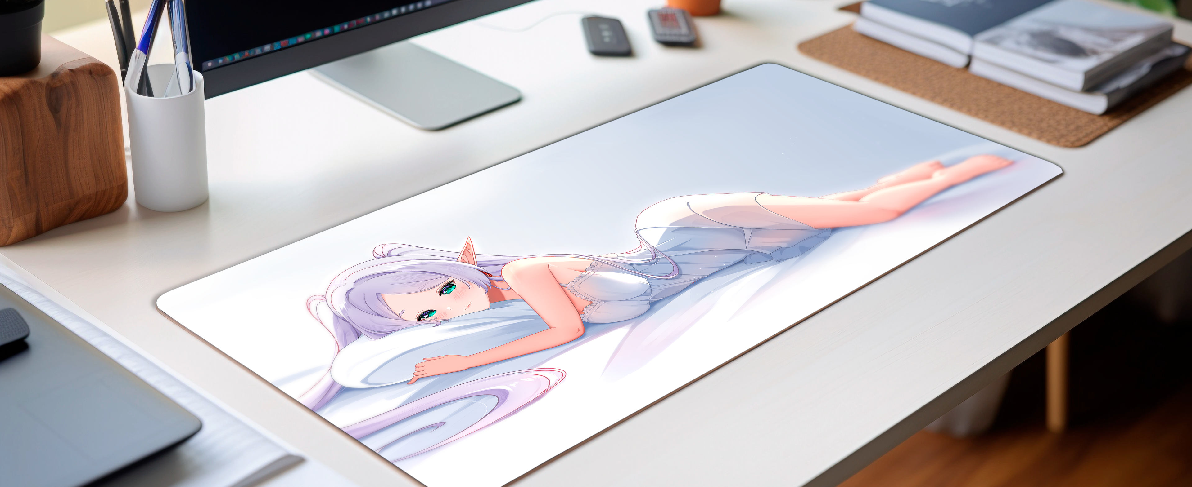 Frieren Anime merch Frieren: Beyond Journey's End Fan Merch Collection Sōsō no Frieren merch, Fern products, Frieren Anime Deskmats Frieren XXL Mousepad, Frieren Coffee Mug, Frieren Stickers