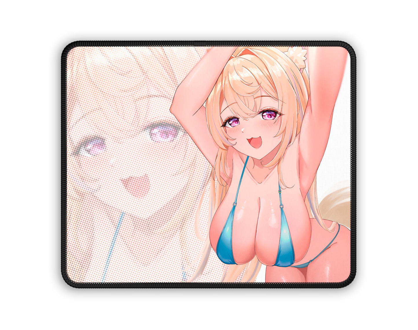 Fuwawa Abyssgard Deskmat Vtubers Mousepad XL XXL Gaming Desk Mat Gift for Gamers Waifu Large Playmat Hololive Merch FUWAMOCO Mousepad