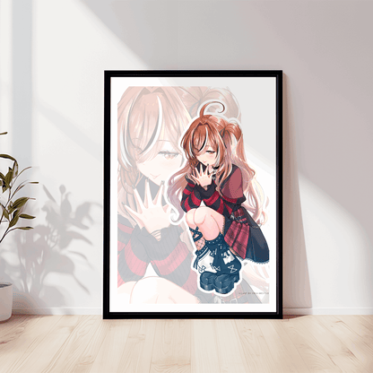 Nanashi Mumei Wall Art Nanashi Mumei Poster Hololive Merch Vtubers Gift Hololive Wall Decor Nanashi Mumei Merch Anime Wall Art Canvas