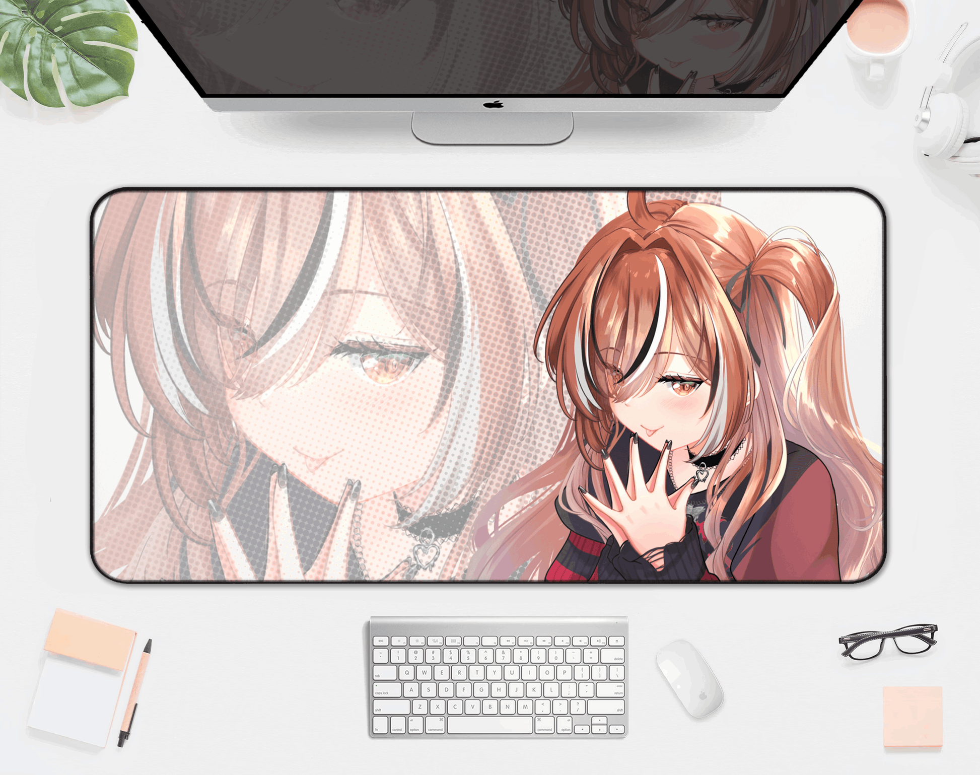 Nanashi Mumei Deskmat Vtubers Mousepad XL XXL Gaming Desk Mat Gift for Gamers Waifu Large Playmat Hololive Merch Nanashi Mumei Mousepad