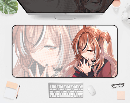 Nanashi Mumei Deskmat Vtubers Mousepad XL XXL Gaming Desk Mat Gift for Gamers Waifu Large Playmat Hololive Merch Nanashi Mumei Mousepad