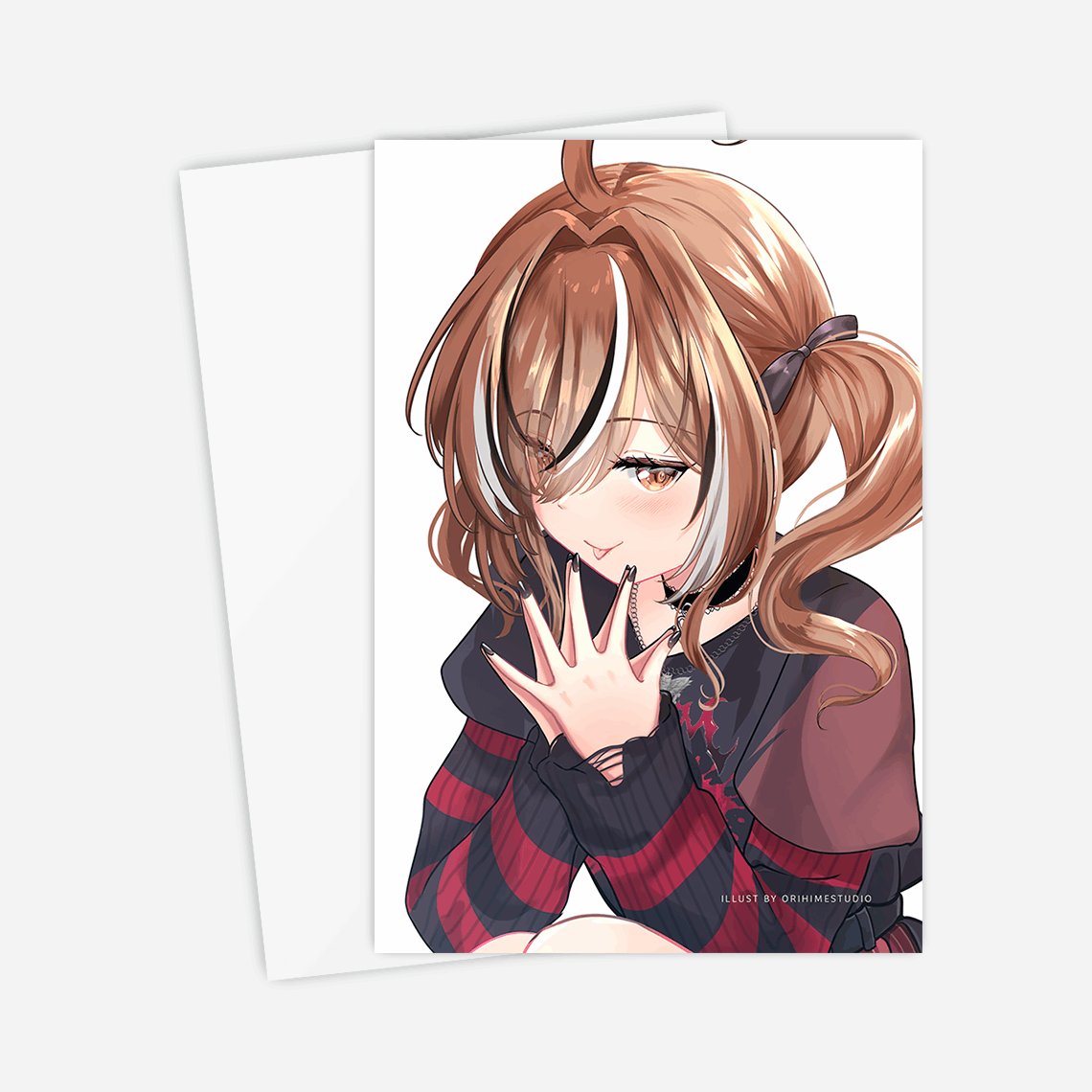 Nanashi Mumei Postcard Mini Print Hololive Merch Vtubers Merch Hololive Mini Print Nanashi Mumei Merch