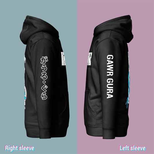 Gawr Gura Hoodie Vtuber Hoodie Gift for Vtuber Fan Vtuber Waifu Shirt Cool Hololive Sweatshirt Gawr Gura Merch Hololive Merch