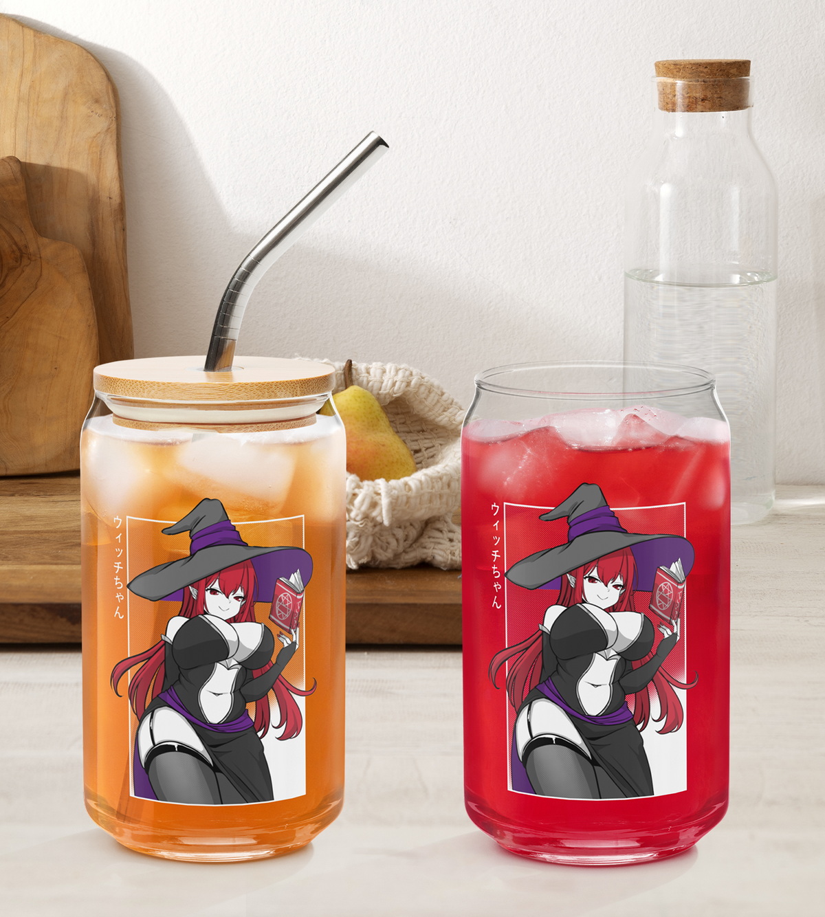 Witch-chan Halloween - Glass Cup