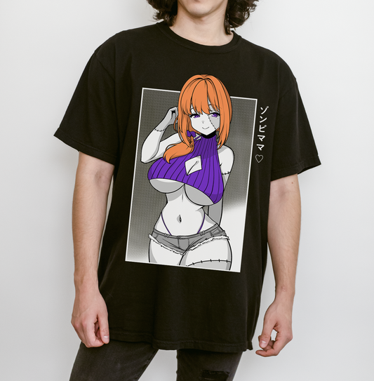Zombie Mom T-shirt Zombie MILF T-Shirt Halloween Tee Gift for Game Fan Anime Waifu Shirt Cool Anime-Inspired Tee Waifu T-Shirt Orihime Studio Merch