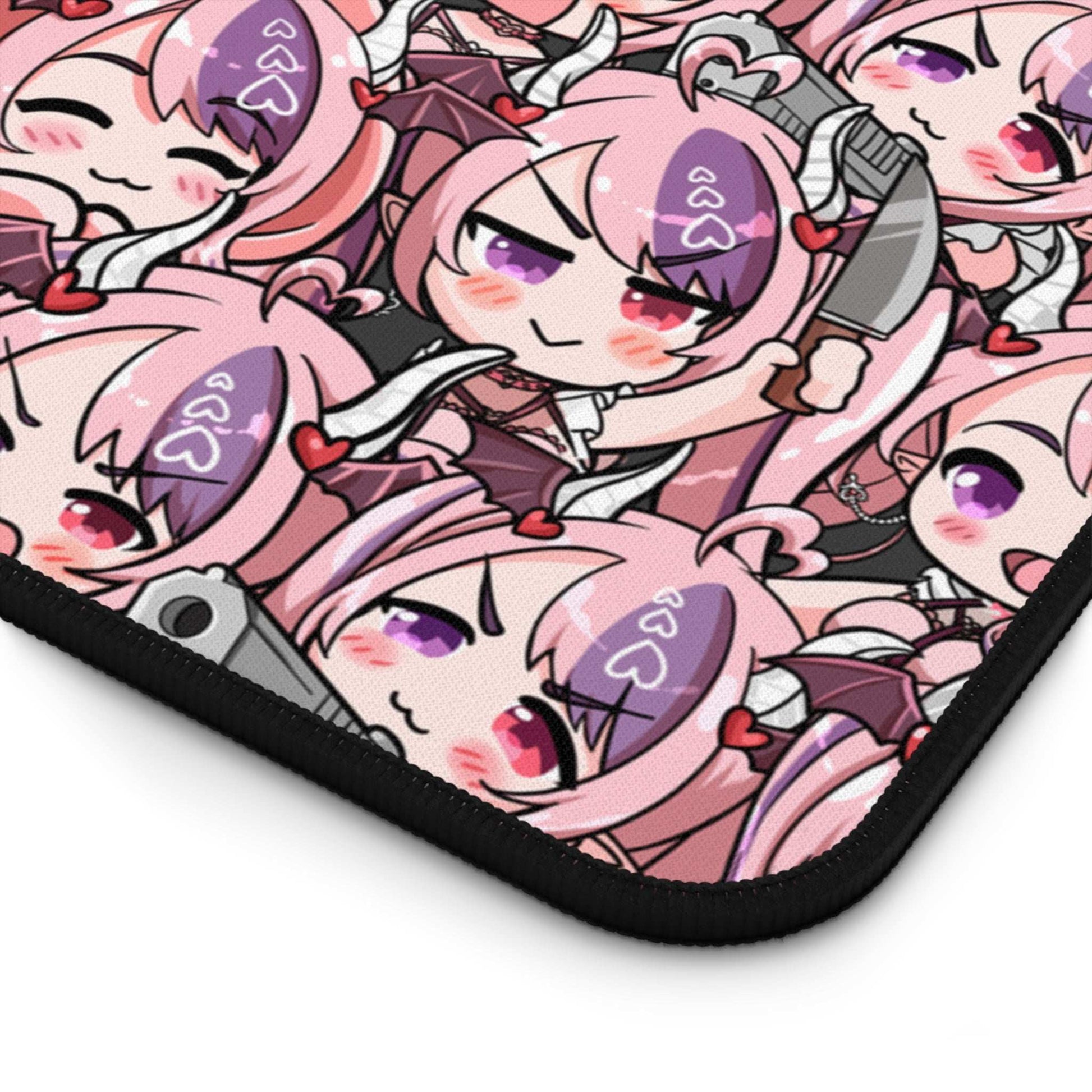 VShojo Ironmouse Deskmat, Vtuber Mousepad XL XXL Gaming Desk Mat, Gift for Vtuber Fan, Waifu Mousepad, Waifu Deskmat, Ironmouse Merch