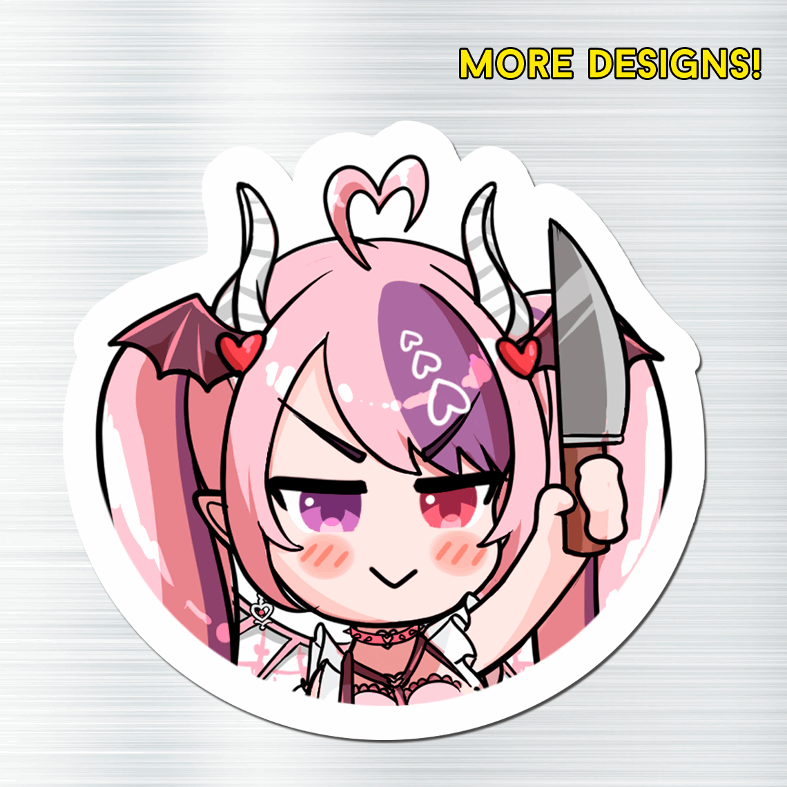 Vshojo Ironmouse Fridge Magnet, Die Cut Vtuber Magnets 3″ × 3″, Vtuber Merch, Ironmouse Merch, Vshojo Merch, Ironmouse Magnet, Ironmouse Fan