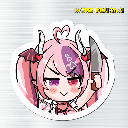 Vshojo Ironmouse Fridge Magnet, Die Cut Vtuber Magnets 3″ × 3″, Vtuber Merch, Ironmouse Merch, Vshojo Merch, Ironmouse Magnet, Ironmouse Fan