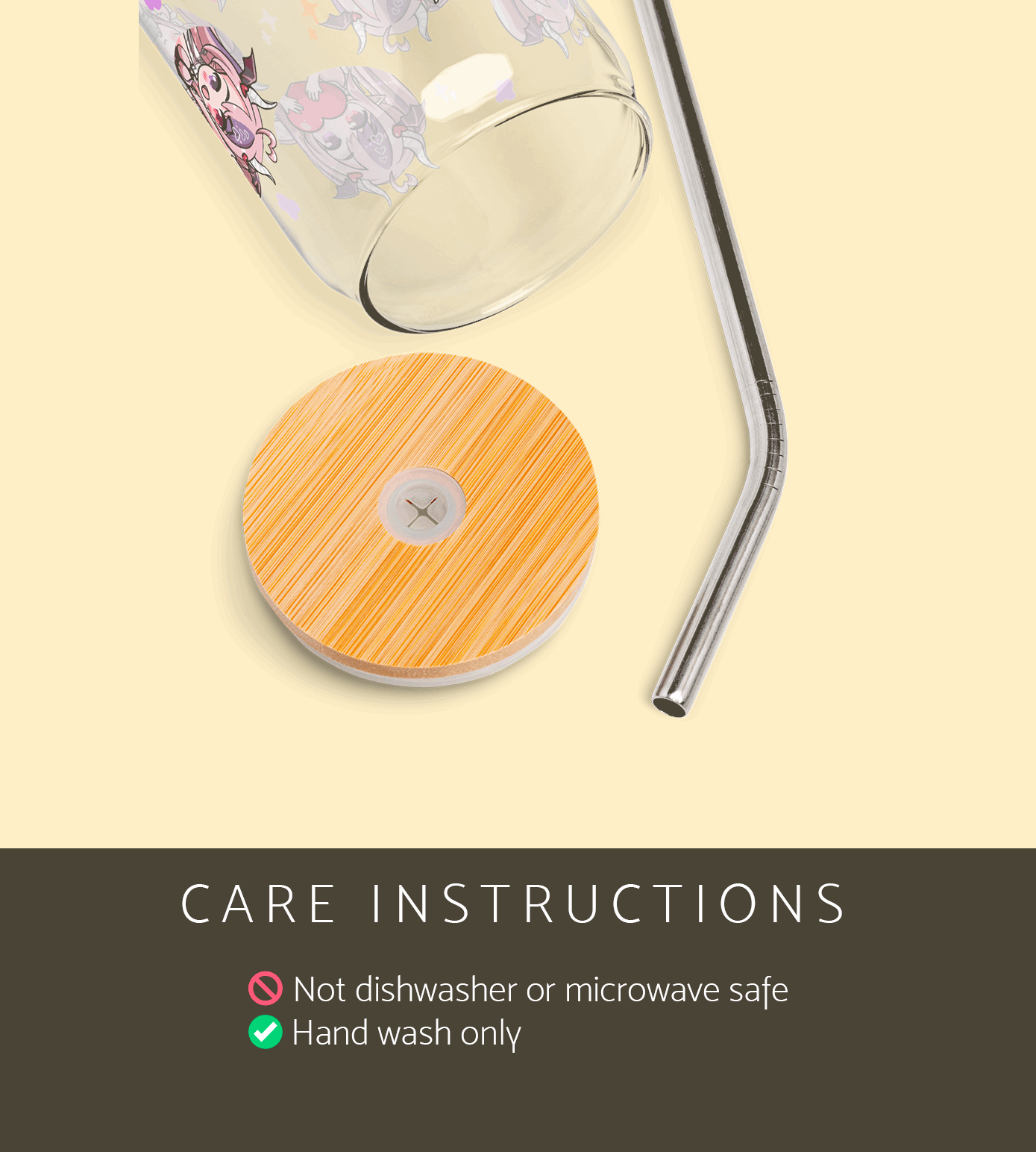 Ironmouse Glass Tumbler With Straw And Lid Vtuber Waifu Cup Beer Can Iced Coffee Glass Ironmouse Cup VShojo Glass Waifu Cup