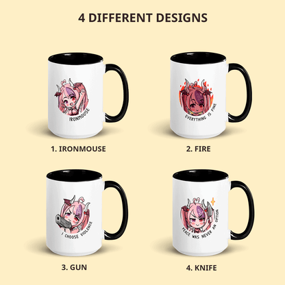 Ironmouse Mug, Vtuber Mug, Ironmouse Coffee Cup, Ironmouse Merch, Vtuber Coffee Mug, Vtuber Merch, Ironmouse Fan Merch, Vshojo Merch