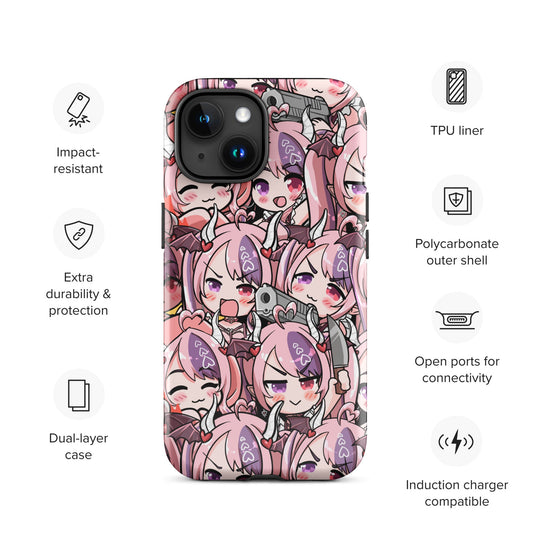 Ironmouse Phone Case, Vtuber Phone Case, Ironmouse Merch, Iphone Case, Samsung Case, Gift For Vtuber Fan, Ironmouse Fan, Kawaii Phone Case