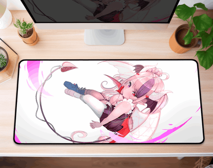 VShojo Ironmouse Deskmat, Vtuber Mousepad XL XXL Gaming Desk Mat, Gift for Vtuber Fan, Waifu Mousepad, Waifu Deskmat, Ironmouse Merch