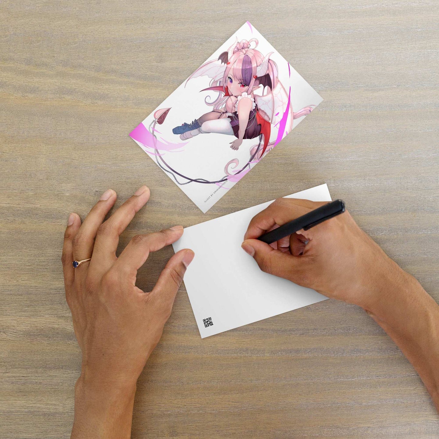 VShojo Ironmouse Postcard, Ironmouse Mini Print, Vshojo Merch, Ironmouse Merch, Vtubers Merch, Ironmouse Poster, Vtuber Poster,Ironmouse Fan