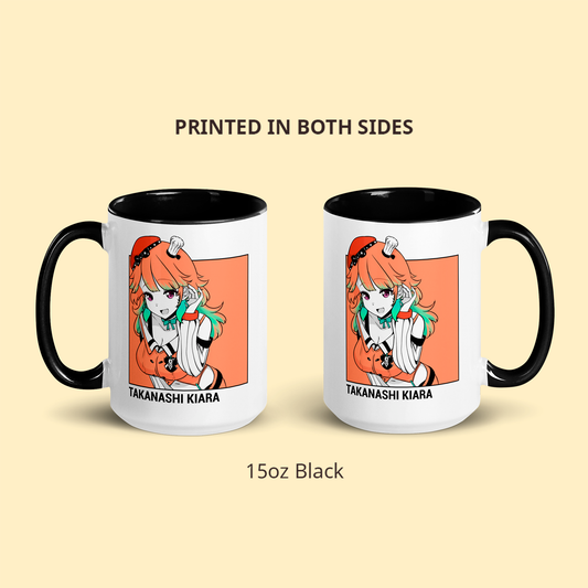 Takanashi Kiara Maid Mug, Vtuber Mug, Takanashi Kiara Maid Coffee Cup, Takanashi Kiara Merch, Customized Coffee Mug, Vtuber Merch, Hololive Fan Merch, Gift For Friend
