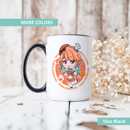 Takanashi Kiara Maid Mug, Vtuber Mug, Takanashi Kiara Maid Coffee Cup, Takanashi Kiara Merch, Customized Coffee Mug, Vtuber Merch, Hololive Fan Merch, Gift For Friend