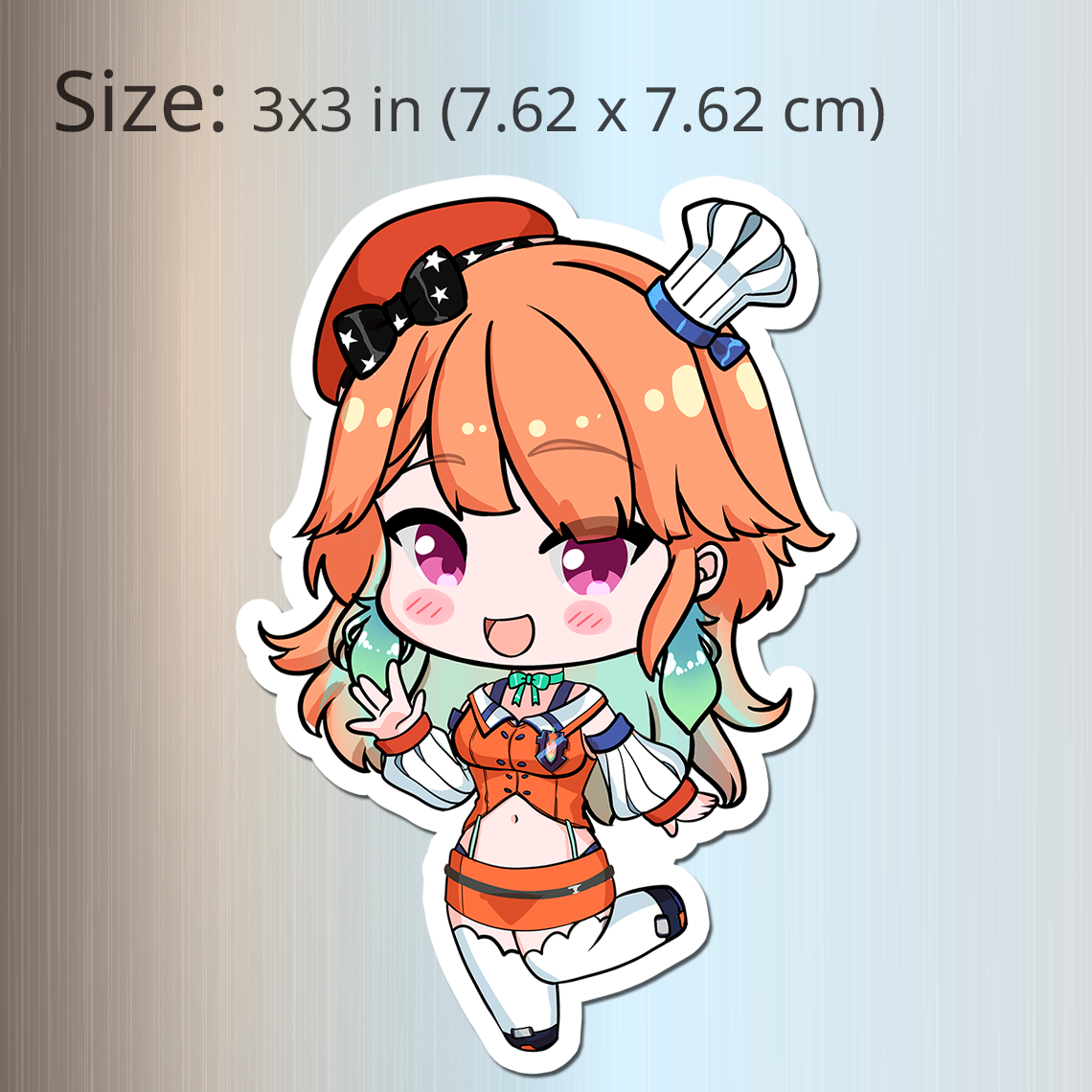 Takanashi Kiara Fridge Magnet, Die Cut Takanashi Kiara Magnets 3″ × 3″, Hololive Merch, Takanashi Kiara Merch, Takanashi Kiara Magnet, Takanashi Kiara Fan