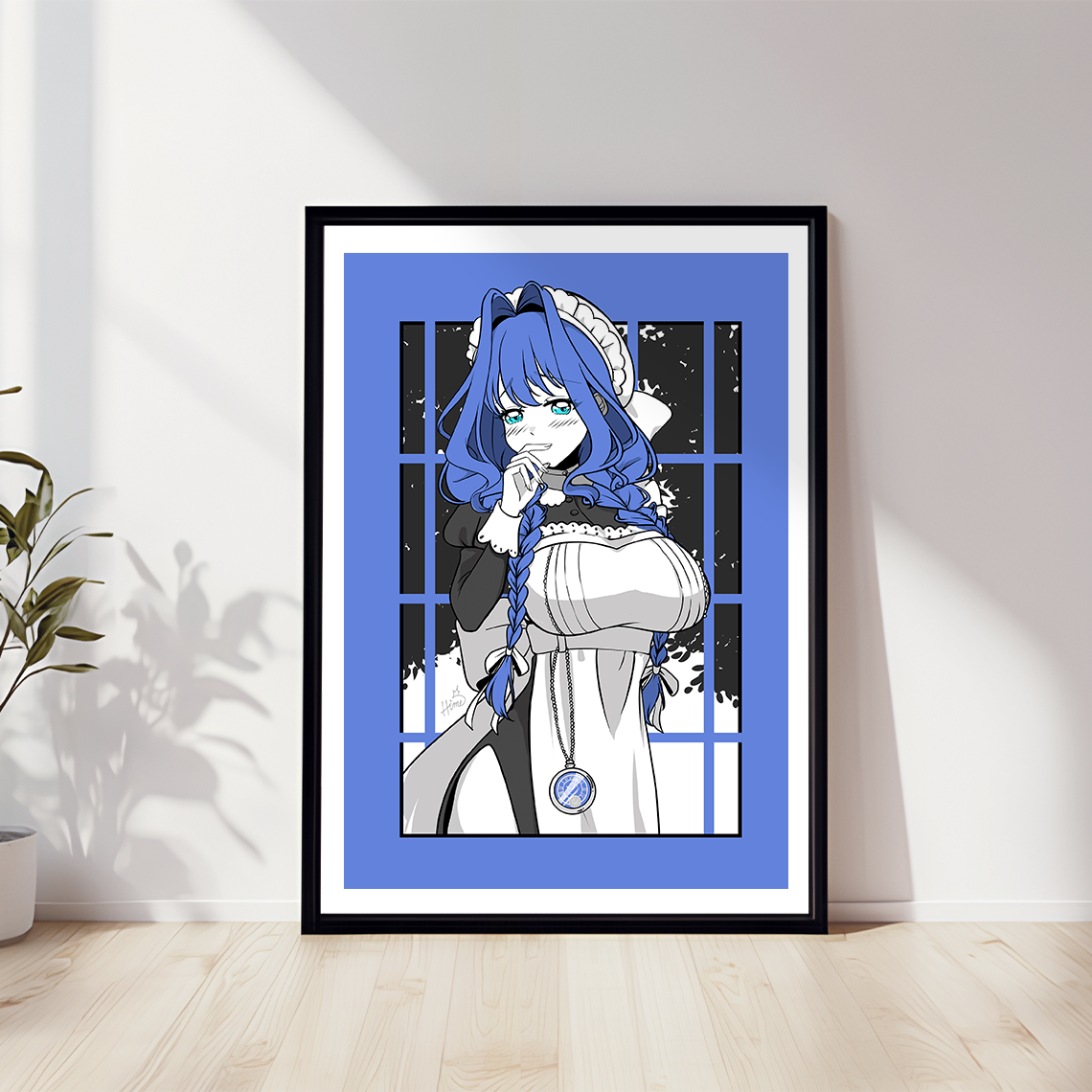 Ouro Kronii Art Print, Ouro Kronii Poster, Ouro Kronii Merch, Gift For Vtuber Fan, Vtuber Merch, Vtuber Poster, Ouro Kronii Fan, Hololive Poster