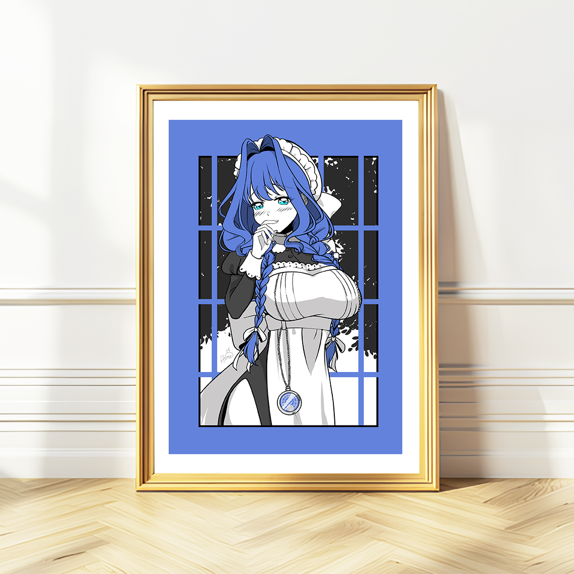 Ouro Kronii Art Print, Ouro Kronii Poster, Ouro Kronii Merch, Gift For Vtuber Fan, Vtuber Merch, Vtuber Poster, Ouro Kronii Fan, Hololive Poster
