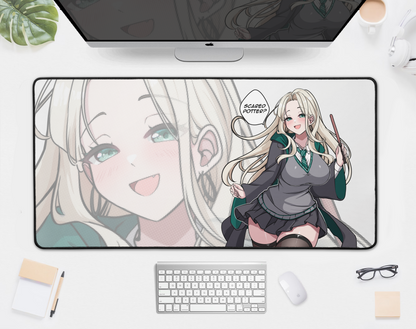 Malfoid Deskmat Harry Potter Mousepad XL XXL Gaming Desk Mat Gift for Gamers Waifu Large Playmat Draco Malfoy Merch Malfoid Mousepad