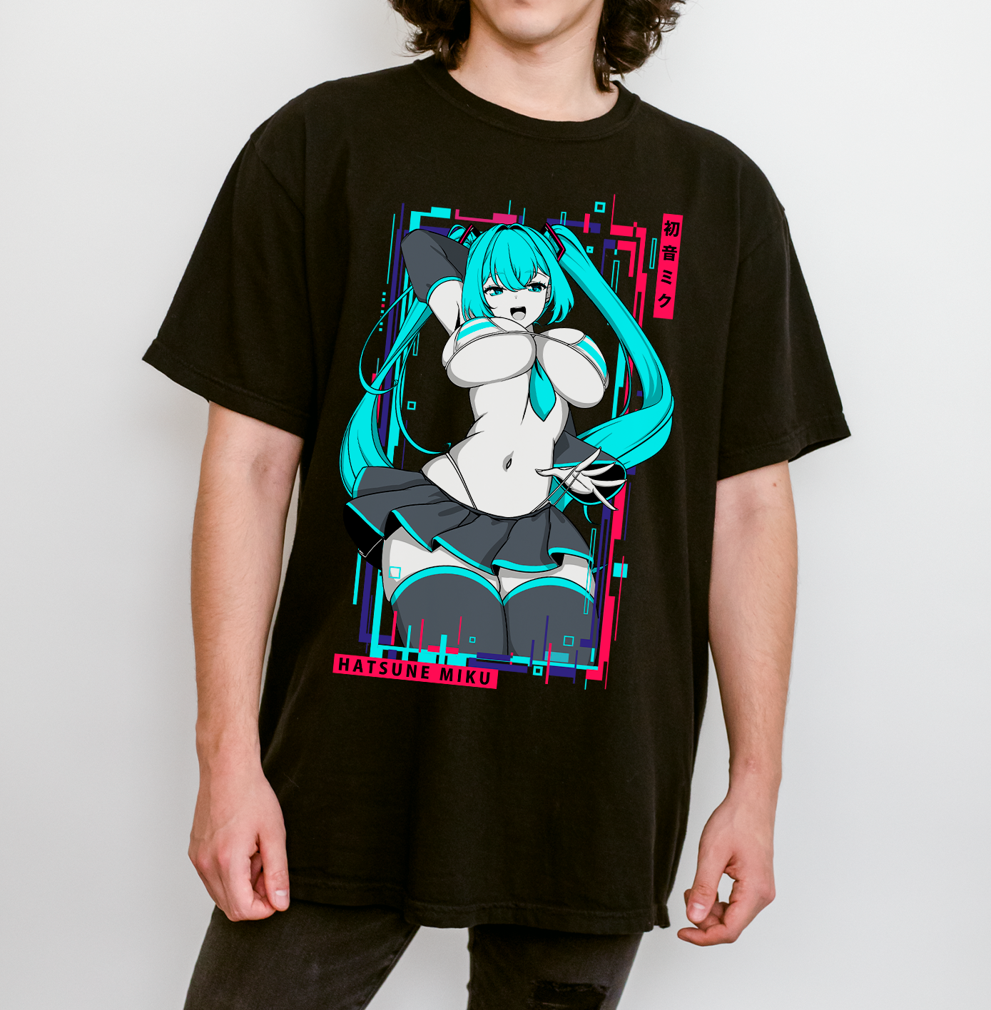 Hatsune Miku T-Shirt Shirt Hatsune Miku Tee Gift for Game Fan Anime Waifu Shirt Cool Miku Tee Waifu T-Shirt Hatsune Miku Merch