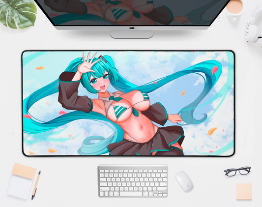 Hatsune Miku Deskmat Anime Mousepad XL XXL Gaming Desk Mat Gift for Gamers Waifu Large Playmat Hatsune Miku Merch Hatsune Miku Mousepad