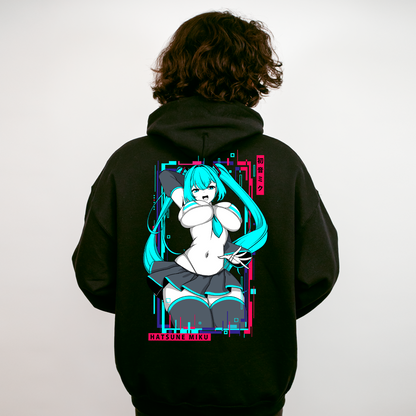Hatsune Miku Hoodie Gamer Hoodie Gift for Miku Fan Games Waifu Shirt Cool Hatsune Miku Sweatshirt Hatsune Miku Merch